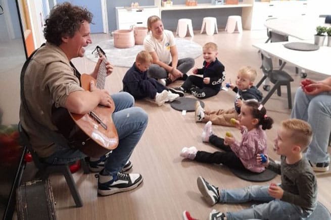 SWW locatie Klaverblad muziek voor de kinderen